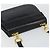 Borsa a Spalla Gancini in Pelle Nera e Oro Salvatore Ferragamo Auth bs29116 Nero D'oro - vista 6