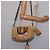 Chloé Borsa a mano in pelle Chloe Etel 2 in 1 Beige Oro Auth SW1546 D'oro - vista 23