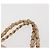 CHANEL Matelassé Borsa a Mano Catena COCO Marchio Pelle di Agnello Beige CC Auth 142686 - vista 8
