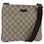 Gucci Borsa a Spalla GG Supreme PVC Beige Oro 201538 Auth BA5706 D'oro