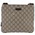 Gucci Borsa a Spalla GG Supreme PVC Beige Oro 201538 Auth BA5706 D'oro - vista 2