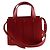 Max Mara Whitney Red Leather Shoulder Bag