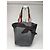 Vintage Marni Woll-Leder Tote Bag Grau Mehrfarben - Ansicht 2