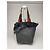 Vintage Marni Woll-Leder Tote Bag Grau Mehrfarben - Ansicht 5