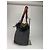 Vintage Marni Woll-Leder Tote Bag Grau Mehrfarben - Ansicht 8
