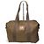 Vintage Courreges Paris Reisetasche aus Polyester khaki braun