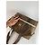 Vintage Courreges Paris Reisetasche aus Polyester khaki braun - Ansicht 10