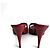 Saint Laurent Amber Leather High Heel Mule 40 Burgundy - view 4