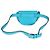 Borsa a cintura mini Gate in pelle di vitello blu Loewe - vista 2