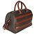 Duffle Borsa da viaggio classica in tela monogramma Saint Laurent in pelle di vitello tan - vista 4