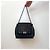Borsa Chanel Reissue Accordion Flap in denim blu e pelle nera Nero - vista 3