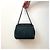 Borsa Chanel Reissue Accordion Flap in denim blu e pelle nera Nero - vista 4