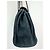 Borsa Chanel Reissue Accordion Flap in denim blu e pelle nera Nero - vista 6