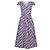 Vestido midi envolvente Marc Jacobs estampado Rojo Blanco Azul Roja