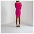 Jacquemus La Robe Ascua Strickkleid aus Wolle in Fuchsia - Ansicht 4