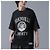 Autre Marque Camiseta de algodón limitada Danke Schon 16OE S/S Negro - vista 3