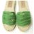Autre Marque Strick-Espadrilles-Sandalen MARISA REY LLAFRANC Grün - Ansicht 5