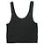 Autre Marque ASTRAET Mini Canotta Mix di Rayon Nero