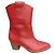 Fratelli Rosseti Botas Western Fratelli Rossetti de Cuero Rojo Roja
