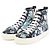 Monogram Stellar Line Leder Sneaker von Louis Vuitton Schwarz