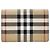Burberry Karomuster Dreifach-Wallet Schwarz Beige