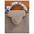 Louis Vuitton Capucines Mini Taurillon Leder Grau - Ansicht 6