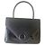 Borsa Loewe nera in pelle rigata e pelle verniciata Nero