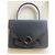 Borsa Loewe nera in pelle rigata e pelle verniciata Nero - vista 5