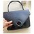 Borsa Loewe nera in pelle rigata e pelle verniciata Nero - vista 7