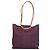 Borsa Cabag in tela e pelle GM di Hermès Porpora - vista 2