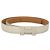 Hermès Hermes Constance Belt Leather Medium White