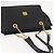 Borsa tote in PVC nero e oro MCM Logogram Vicetos Chain Auth bs29106 D'oro - vista 6