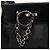 Salvatore Ferragamo Schultertasche Nylon Emaille Schwarz Silber Authentisch BA5766 - Ansicht 14