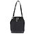 Salvatore Ferragamo Schultertasche Nylon Emaille Schwarz Silber Authentisch BA5766 - Ansicht 2