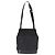 Salvatore Ferragamo Schultertasche Nylon Emaille Schwarz Silber Authentisch BA5766 - Ansicht 3