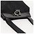 Salvatore Ferragamo Schultertasche Nylon Emaille Schwarz Silber Authentisch BA5766 - Ansicht 6