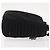 Borsa a spalla con catena CHANEL in cotone nero argento CC Auth 142754 - vista 4