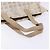 CHANEL Nuova linea da viaggio Borsa a mano in nylon beige argento CC Auth 141510 - vista 7