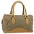 Borsa Boston GG Canvas Gucci Beige Oro Auth bs29152 D'oro