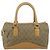Borsa Boston GG Canvas Gucci Beige Oro Auth bs29152 D'oro - vista 2