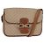 Céline Borsa a Spalla in Tela Macadam CELINE PVC Beige Oro Auth BA5887 D'oro