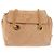 Borsa a Spalla con Catena PRADA Camoscio Beige Oro Auth 135314 D'oro - vista 13