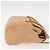 Borsa a Spalla con Catena PRADA Camoscio Beige Oro Auth 135314 D'oro - vista 3