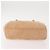 Borsa a Spalla con Catena PRADA Camoscio Beige Oro Auth 135314 D'oro - vista 5
