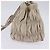 PRADA Borsa a Mano Arricciata in Pelle 2 in 1 Beige Oro Auth BA5654 D'oro - vista 3