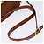 Borsa a Spalla Vala in Pelle Marrone Oro Auth BA5869 di Salvatore Ferragamo D'oro - vista 7