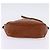 Borsa a Spalla Vala in Pelle Marrone Oro Auth BA5869 di Salvatore Ferragamo D'oro - vista 9