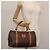 Céline Borsa Boston in tela Macadam CELINE PVC marrone oro Auth SW1520 D'oro - vista 21