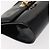 Borsa a Spalla Chain Gancini Salvatore Ferragamo Smalto Nero Oro Auth 142666 D'oro - vista 10
