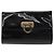 Borsa a Spalla Chain Gancini Salvatore Ferragamo Smalto Nero Oro Auth 142666 D'oro - vista 2